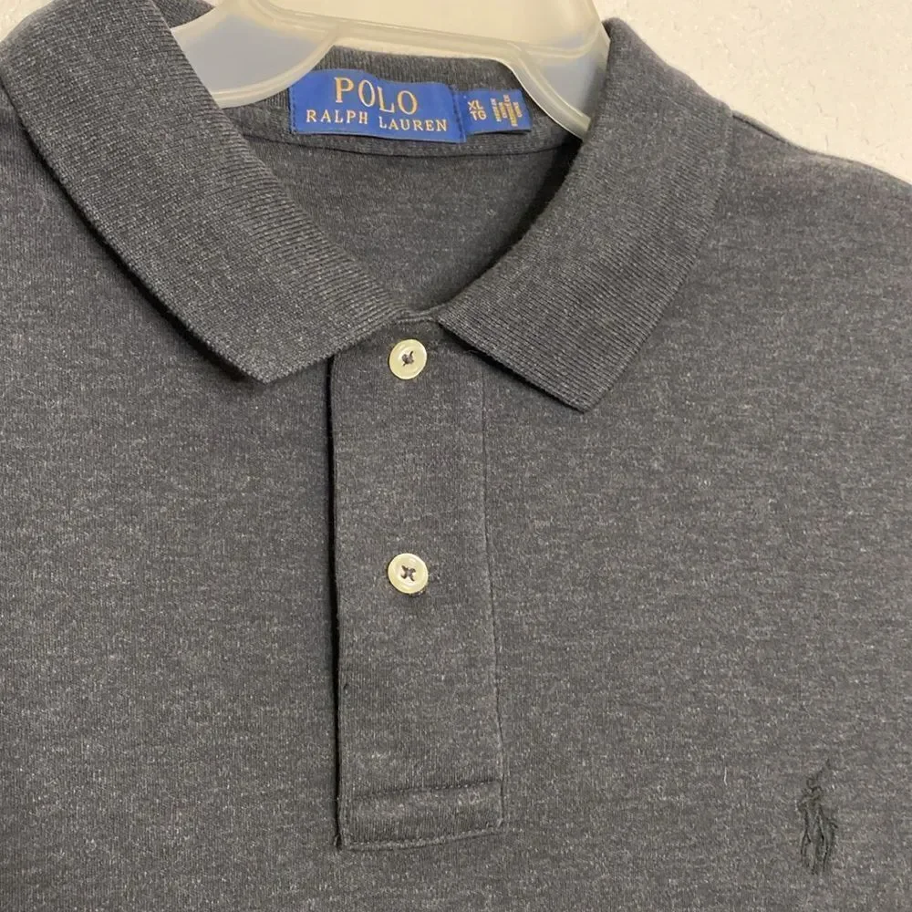 POLO by Ralph Lauren Men’s Charcoal Gray Polo Shirt Size XL  NWOT